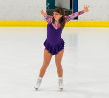 Skater in an ice rink